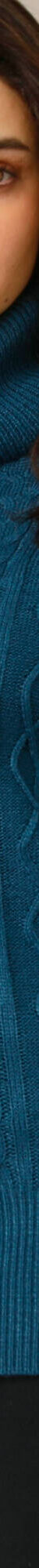 Pull tunique torsadé à col roulé (bleu paon) Pull tunique torsadé à col roulé (bleu paon)